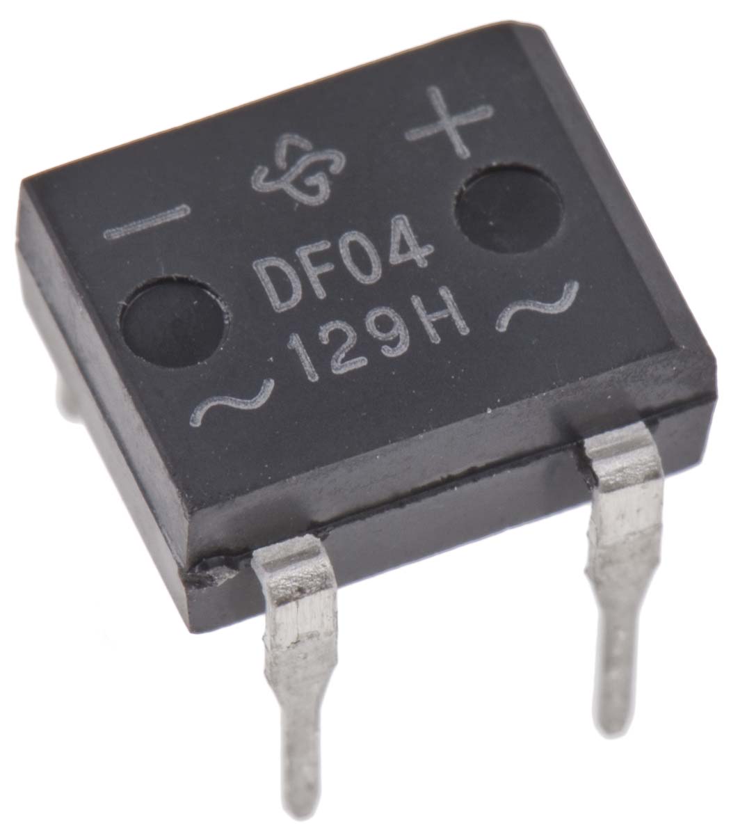 Vishay Bridge Rectifier, 1A, 400V, 4-Pin