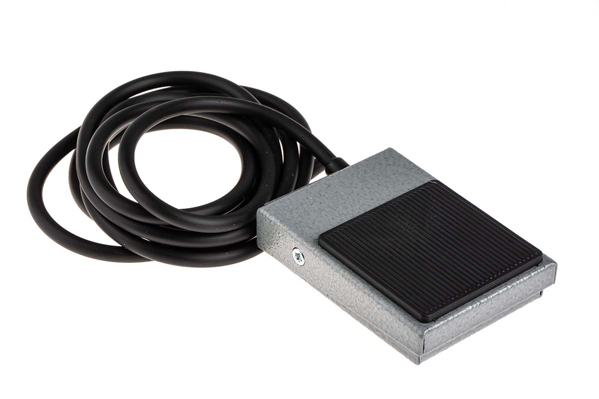 RS PRO Foot Switch Momentary On-Off Foot Switch - 16 SWG Mild Steel Case Material