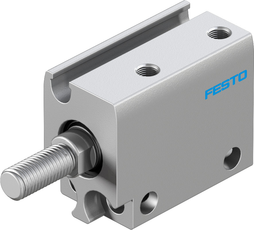 Festo Pneumatic Compact Cylinder - 8080588 10 mm Bore, 10 mm ADN Series, Double Acting Acting