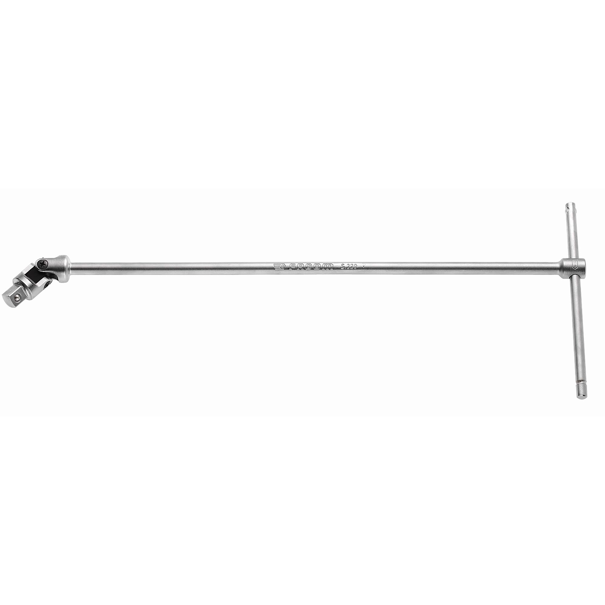 Facom S.229A 1/2 in Square T-Handle With Universal Joint, 495 mm Overall
