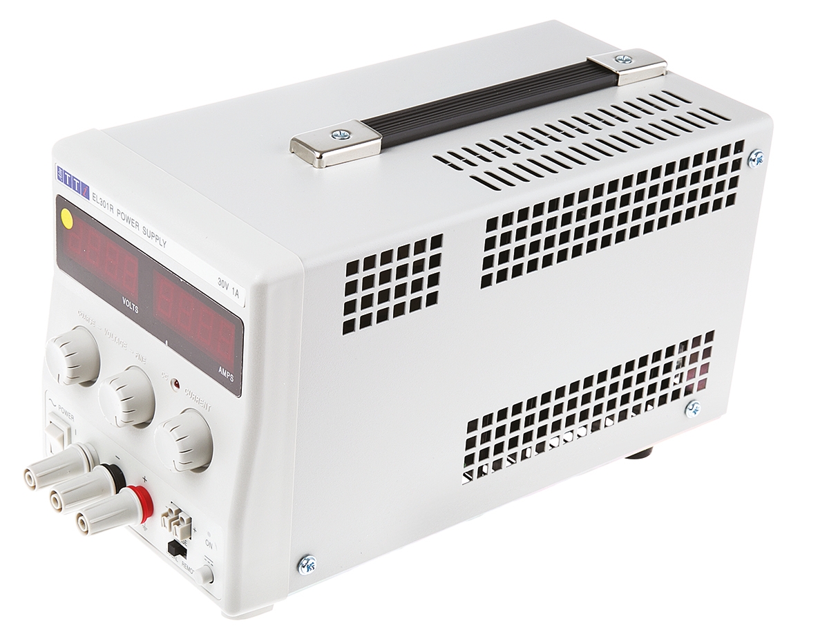 Aim-TTi EL-R Series Digital Bench Power Supply, 0 → 30V, 0 → 1A, 1-Output, 30W - UKAS Calibrated