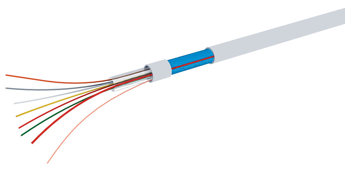 RS PRO EV6R Control Cable, 10 Cores 24 AWG, Screened, 100 m, White Polyvinyl Chloride Sheath
