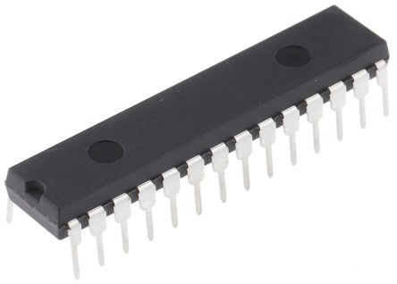 Microchip AVR64DB28-I/SP, 12 bit AVR, AVR DB Microcontroller, 24 MHz, 64kB FLASH, 28-Pin SPDIP