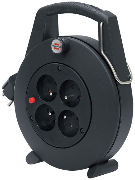 brennenstuhl 5m 4 Socket Type E - French Extension Reel, 230 V, IP20