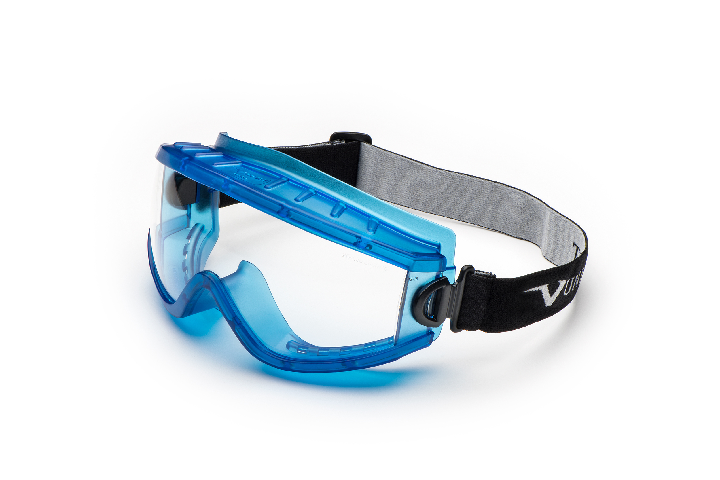 Univet 619 PC, Scratch Resistant Anti-Mist Safety Goggles with Clear Lenses