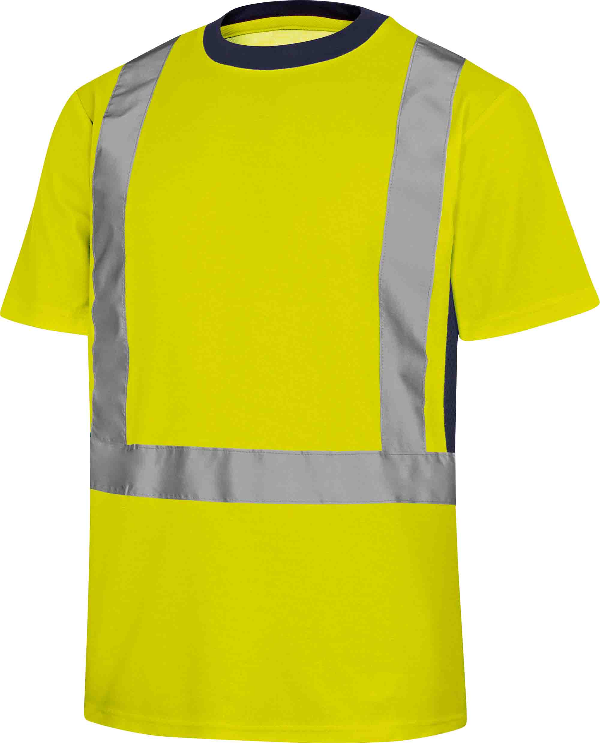Delta Plus Fluorescent Yellow Unisex Hi Vis T-Shirt, 42