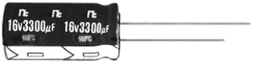 NIC Components 470μF Aluminium Electrolytic Capacitor 25V dc, Radial, Through Hole - NRZJ471M25V10X12.5F