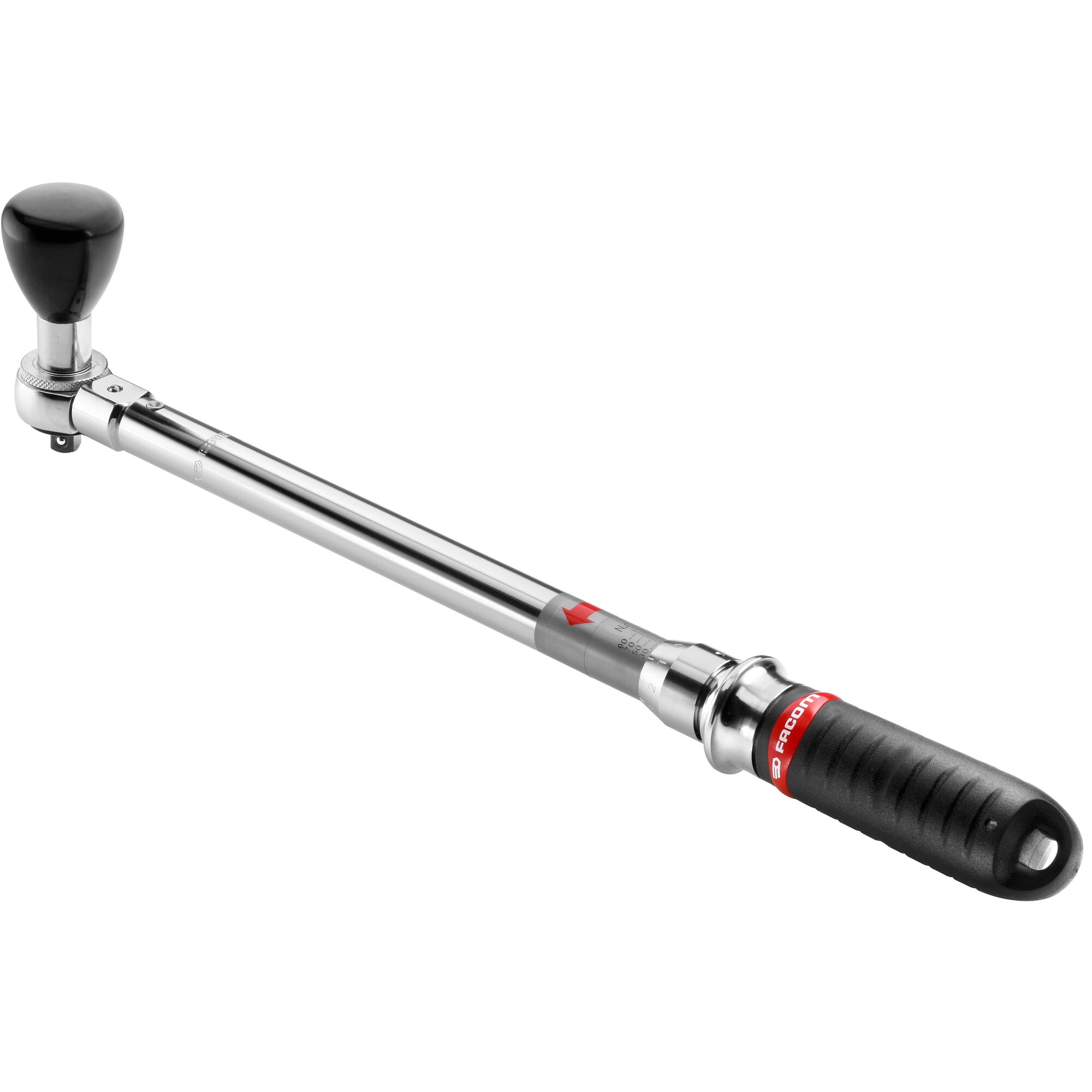 Facom J.306A50PF Click Torque Wrench, 10 → 50Nm, 3/8 in Drive, Square Drive, 9 x 12mm Insert