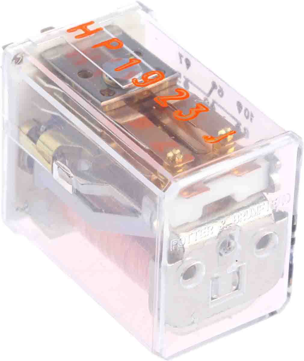 TE Connectivity Power Relay, 24V dc Coil, 5A Switching Current, DPDT