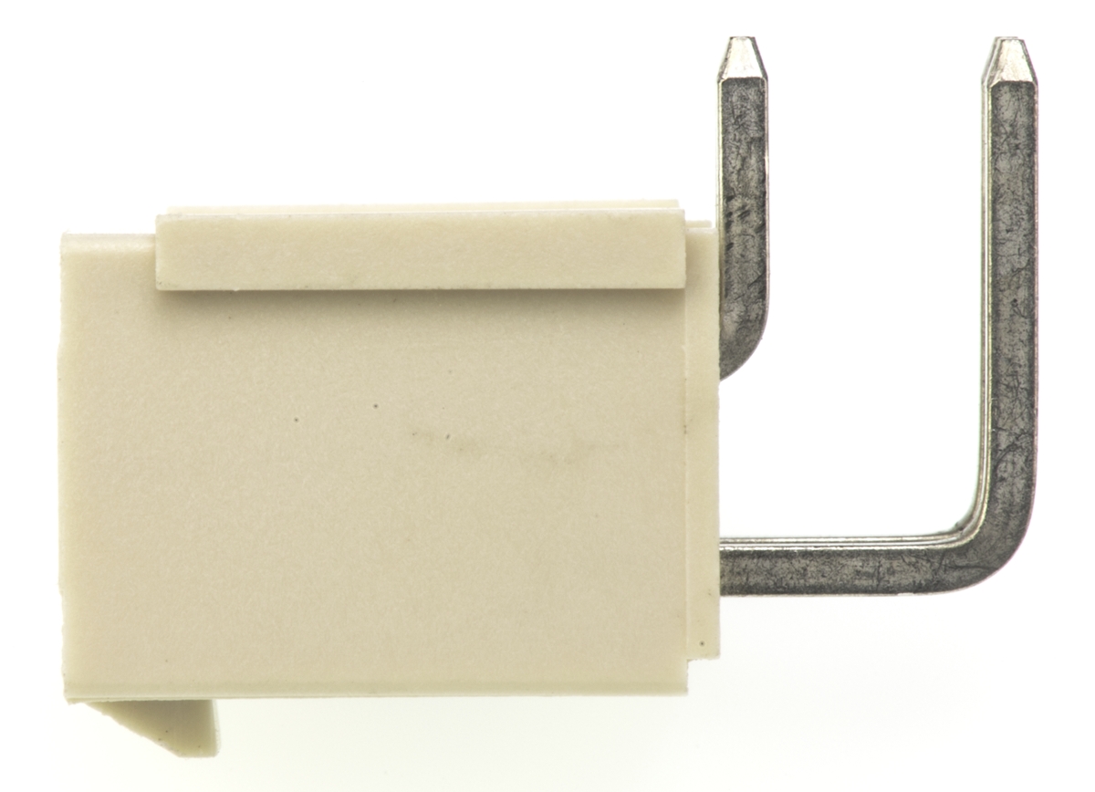 Molex Mini-Fit Jr Series Right Angle Through Hole PCB Header, 4 Contact(s), 4.2 mm Pitch, 2 Row, Shrouded