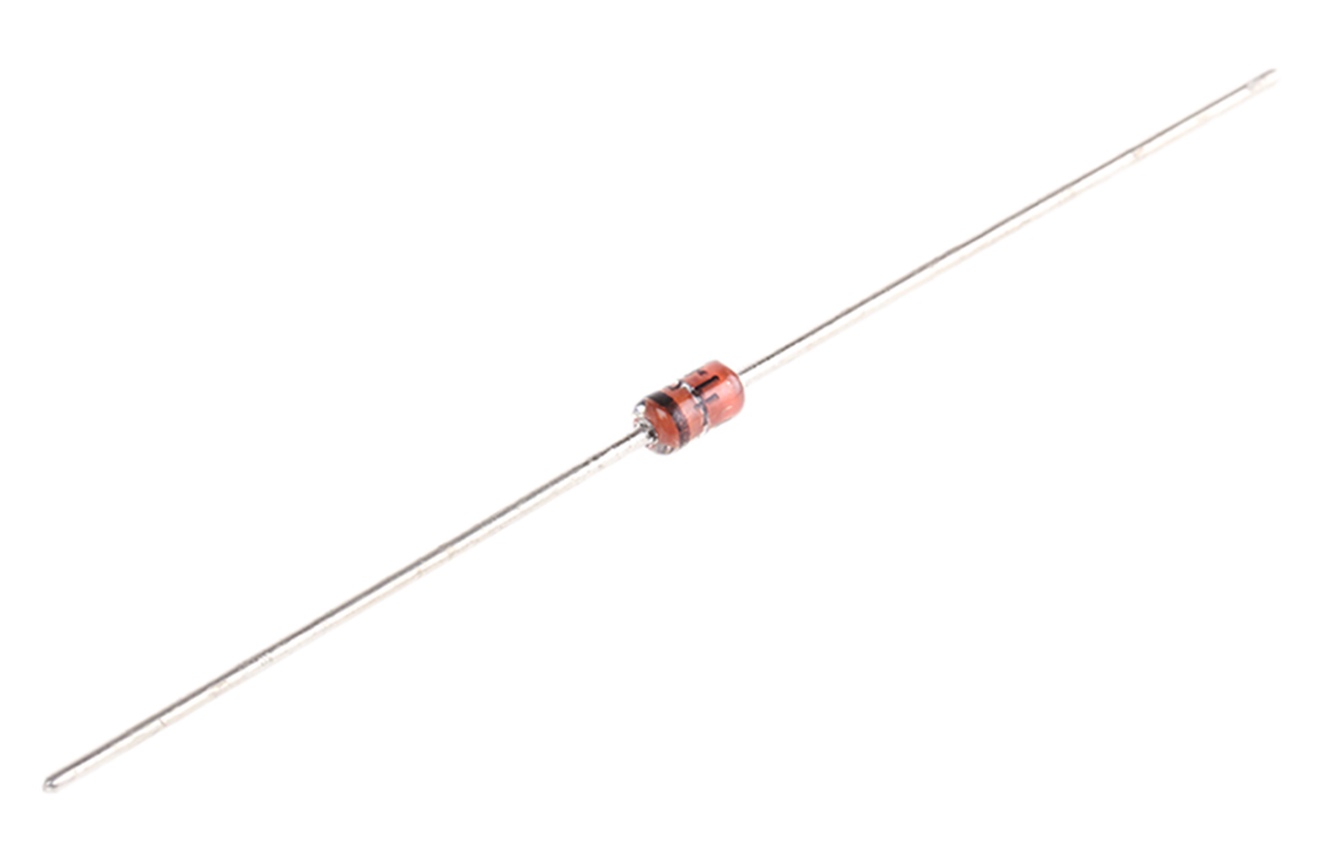 onsemi, 6.2V Zener Diode 5% 1 W Through Hole 2-Pin DO-41