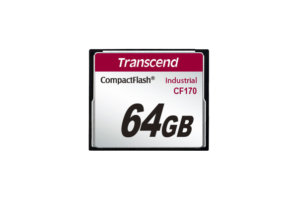 Transcend CF170 CompactFlash Industrial 64 GB MLC Compact Flash Card