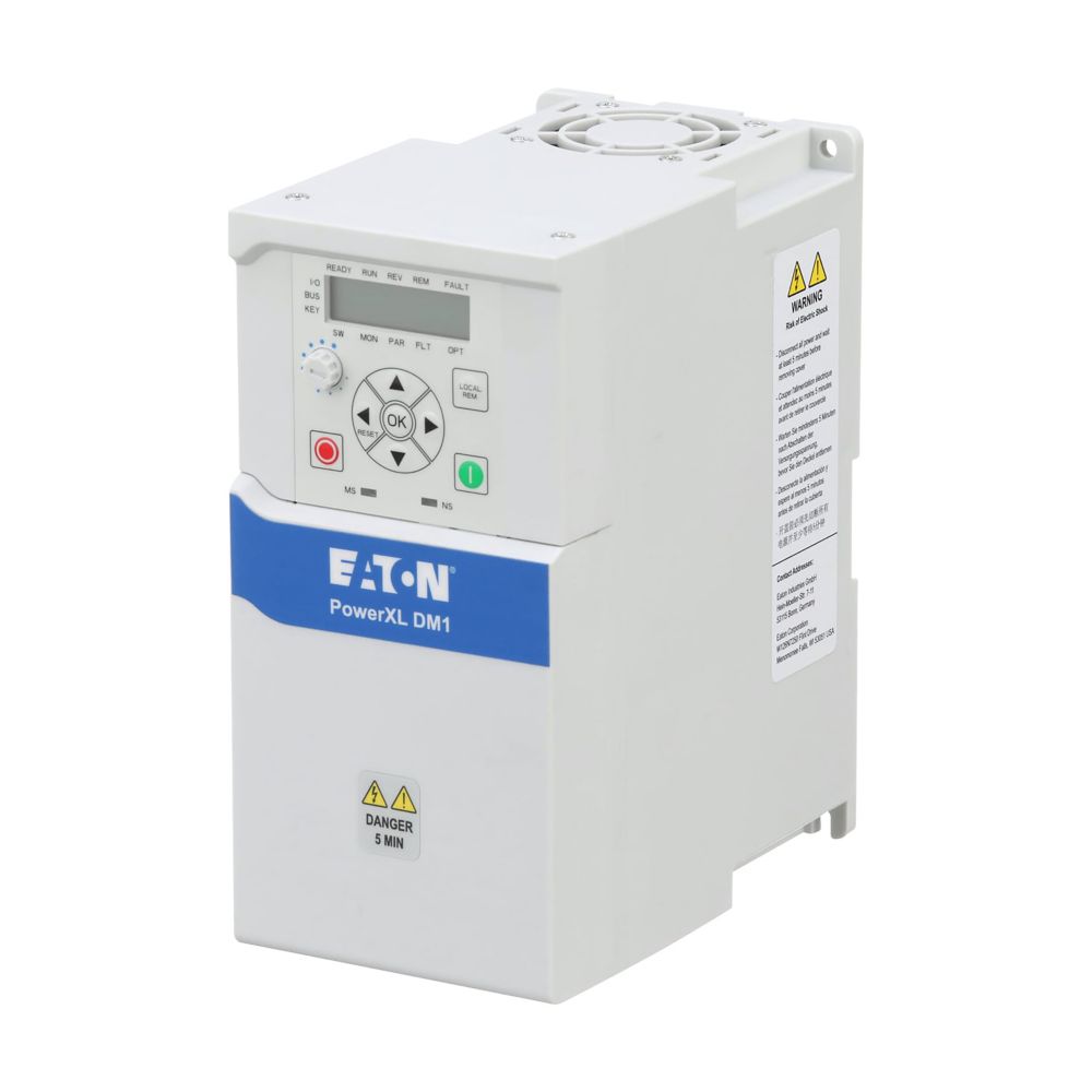 Eaton Inverter Drive, 3 kW, 3 Phase, DM1 Series 480 V ac 7.6 A