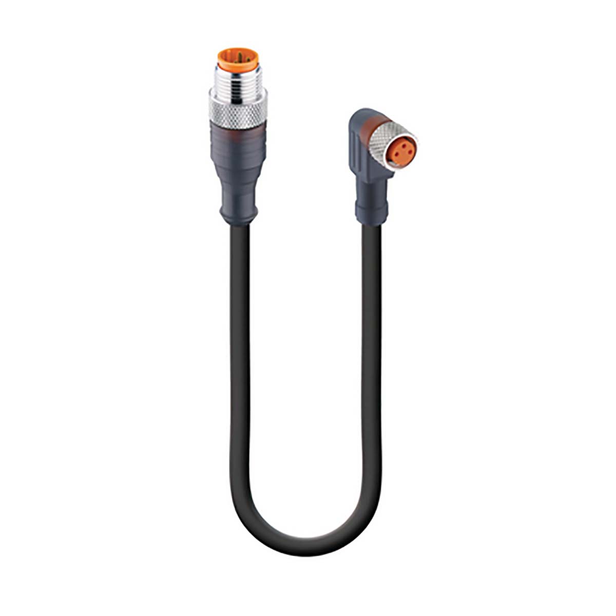 Lumberg Automation Male 3 way M12 to Female 3 way M8 Sensor Actuator Cable
