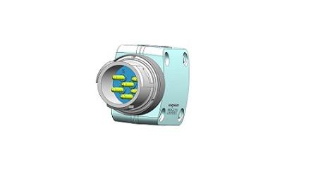 Jaeger Circular Connector, 6 Contacts, Plug, Male, IP50, IP54, Rapid Series