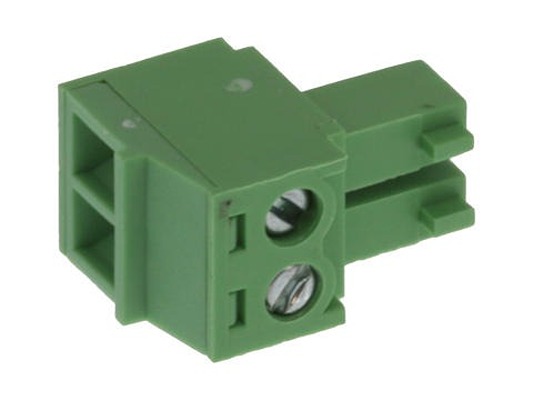 Molex 39510 Series Pluggable Terminal Block, 2-Contact, 3.81 mm Pitch, 1-Row