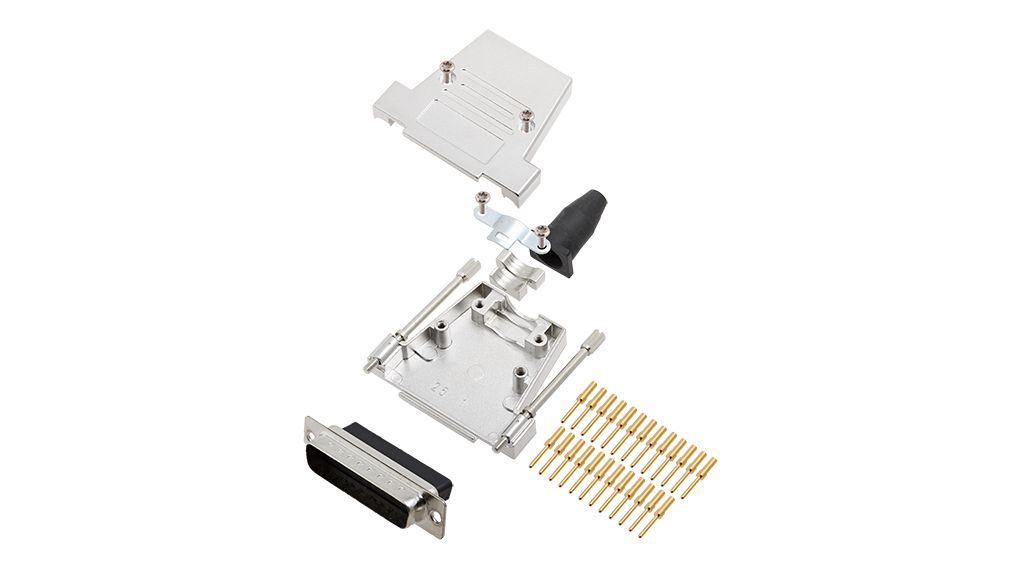 Encitech Connectors, 6355 Series D Sub Hoods For Use With For Cable