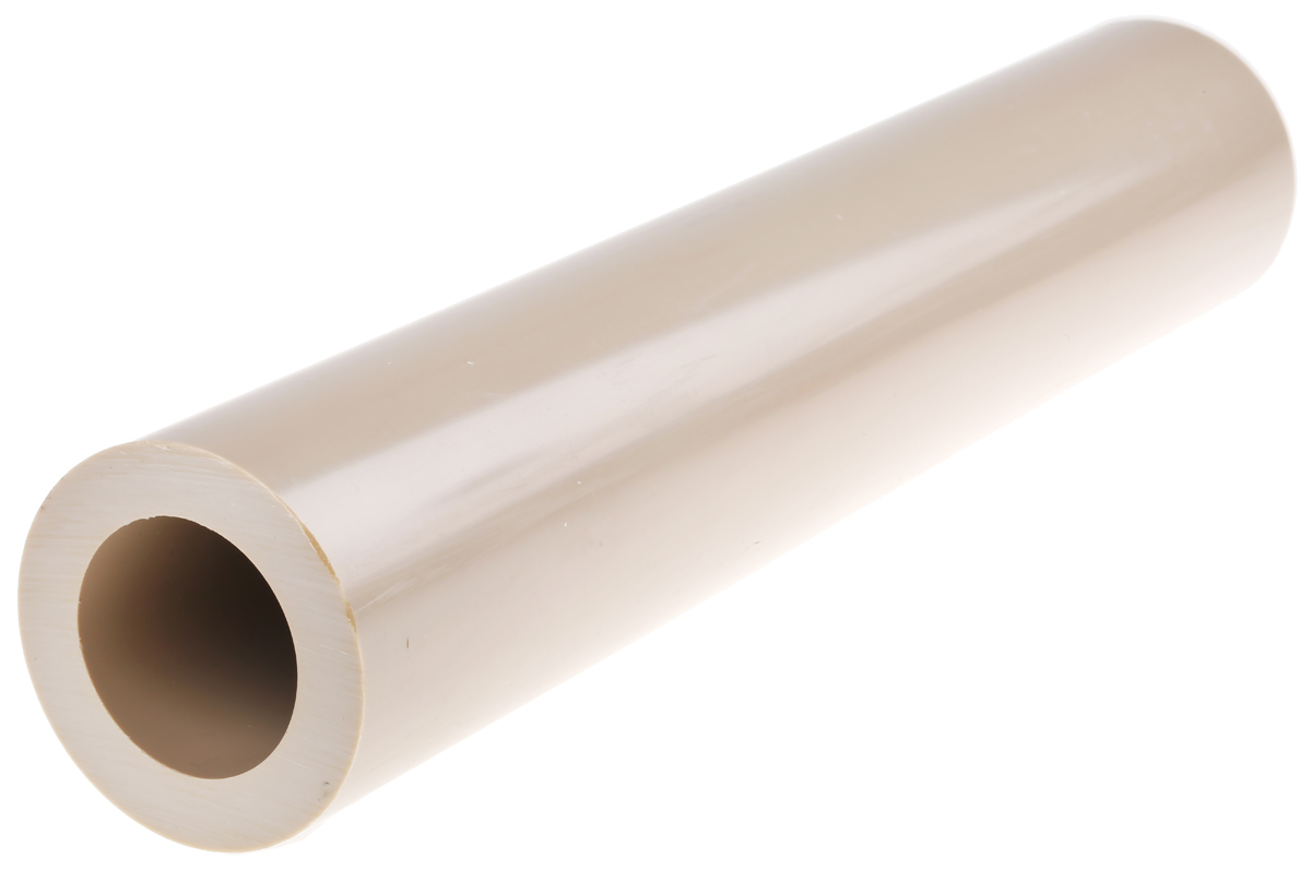RS PRO Beige Round PEEK Tubing, 300mm x 56mm OD x 40mm ID