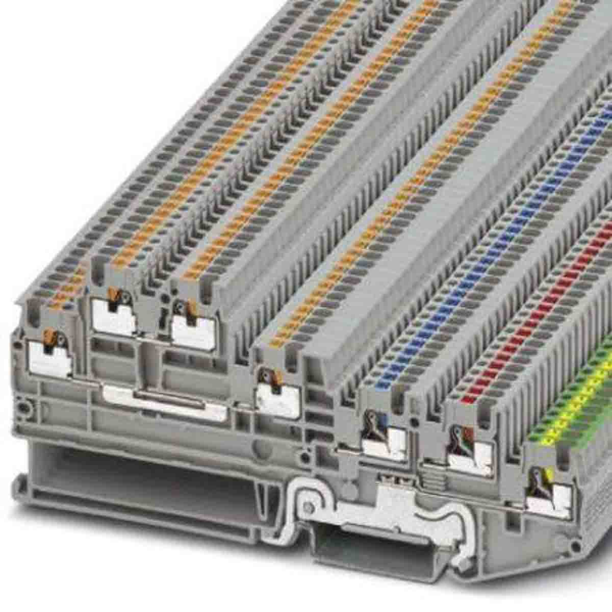 Phoenix Contact 3244473 PTIO 1,5 Series Grey, 0.14 → 1.5mm², Push In Termination