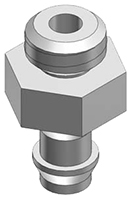SMC 2 → 8mm Vaccum Pad ZPT1-B5, M5 x 0.8