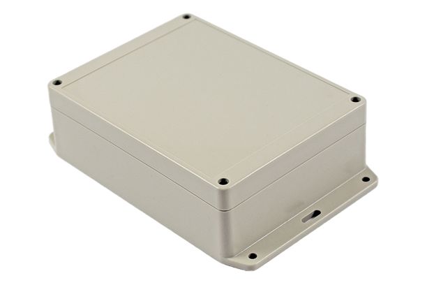 Hammond RP Series Light Grey ABS General Purpose Enclosure, IP65, Flanged, Light Grey Lid, 165 x 125 x 55mm