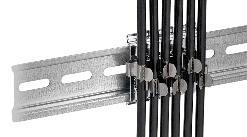 Icotek Silver Spring Steel Clip, 6mm Max. Bundle