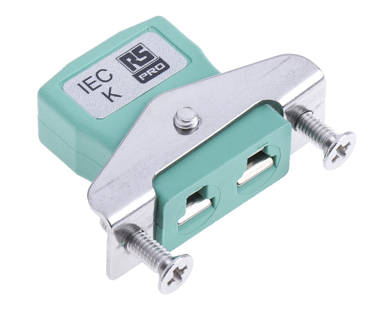 RS PRO Miniature Thermocouple Connector for Use with Type K Thermocouple, 4mm Probe, IEC, RoHS Compliant Standard