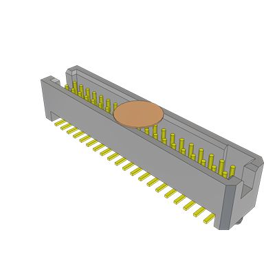 Samtec TFM Series Vertical Through Hole, Surface PCB Header, 40 Contact(s), 1.27 mm Pitch, 2 Row, Shrouded