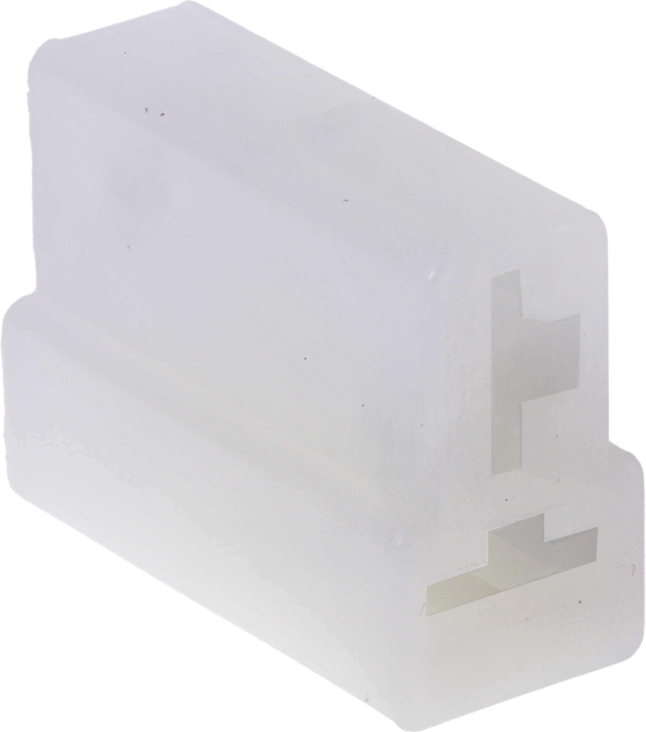 TE Connectivity, AMP FASTIN-FASTON 2 Way Nylon 66 Crimp Terminal Housing, Natural