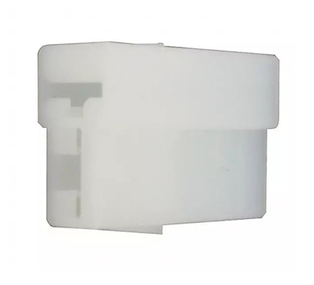 TE Connectivity, 0.25 2 Way Nylon 66 Crimp Terminal Housing, 6.35mm Tab Size, Natural