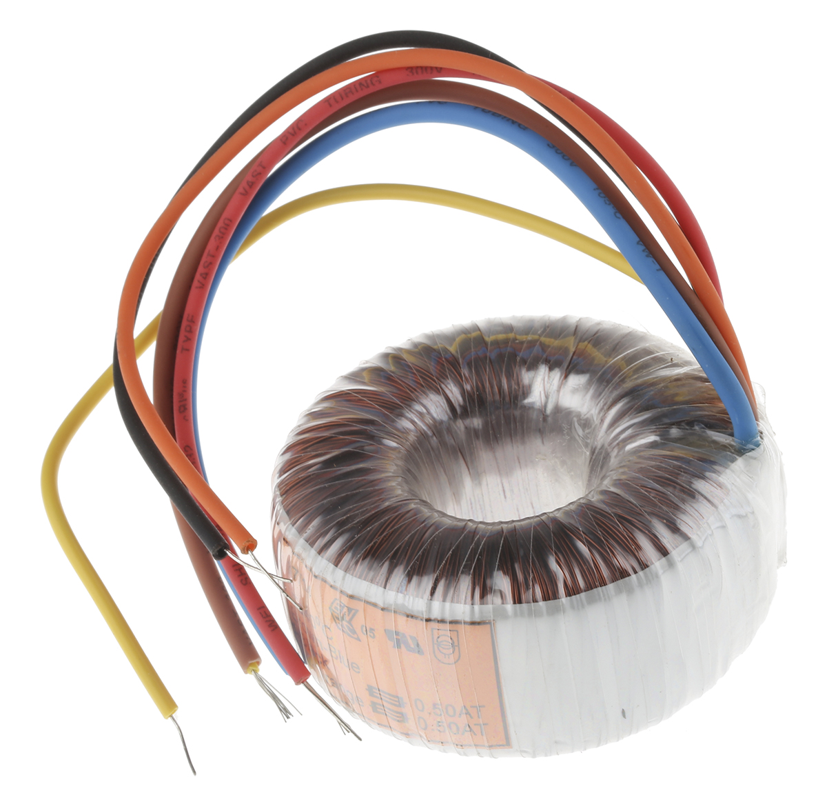 Nuvotem Talema 230V ac, 2 x 15V ac Toroidal Transformer, 15VA 2 Output