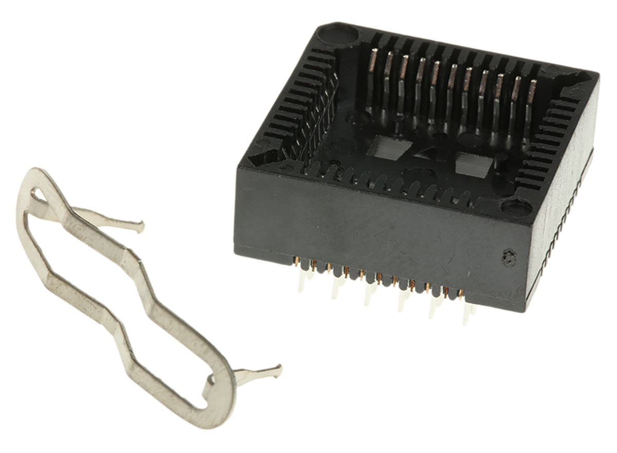 E-TEC 2.54mm Pitch 44 Way PLCC IC Socket