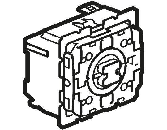 Legrand Grey Roller Shutter Switch,6A, Celiane Series