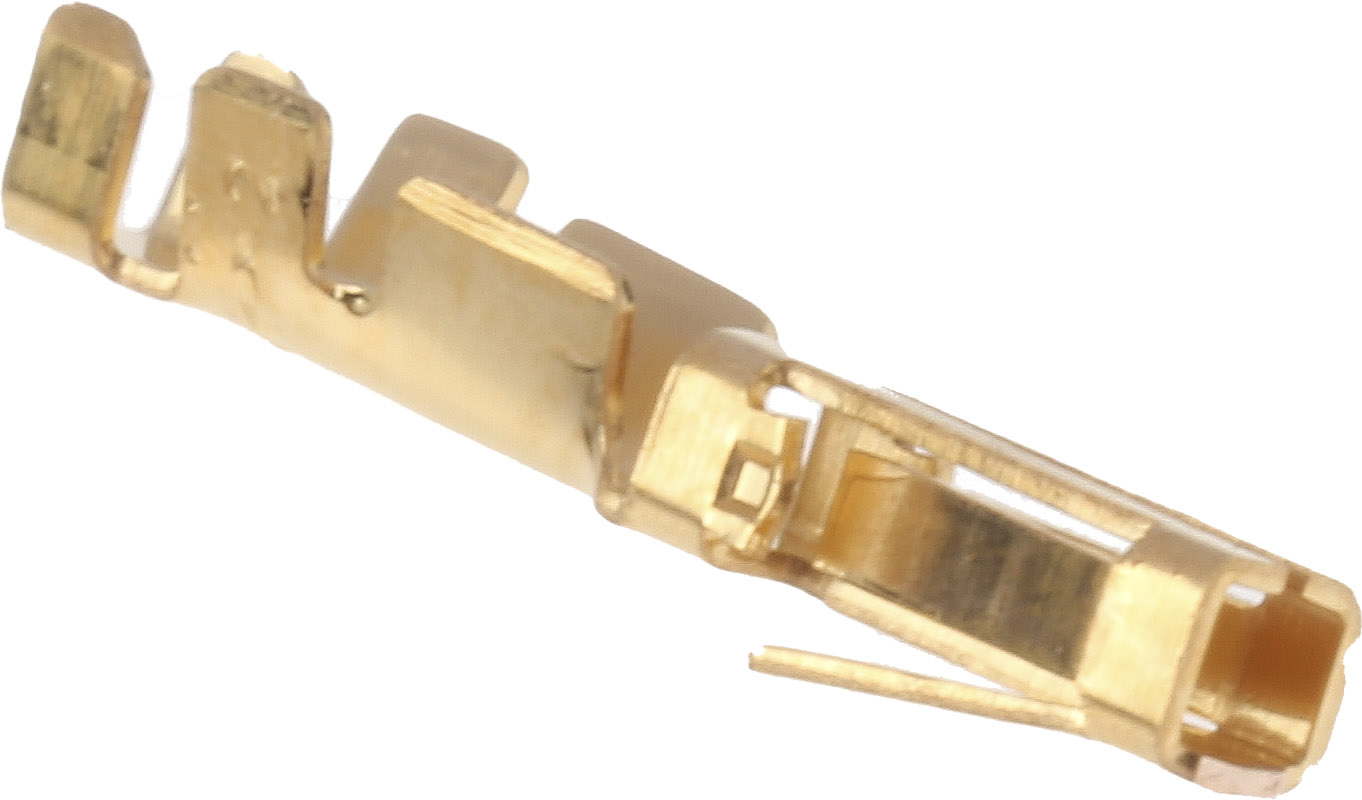 TE Connectivity AMPMODU MOD II Series Female Crimp Terminal, 26AWG Min, 22AWG Max