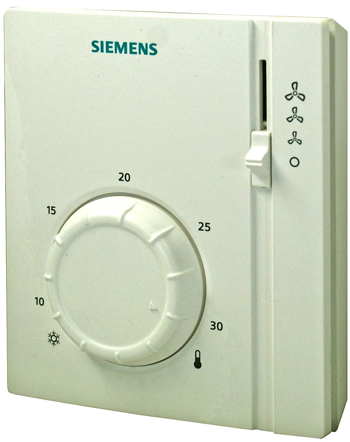 Siemens S55770 Changeover Thermostats, 6A, 250 V ac, 8 → 30 °C