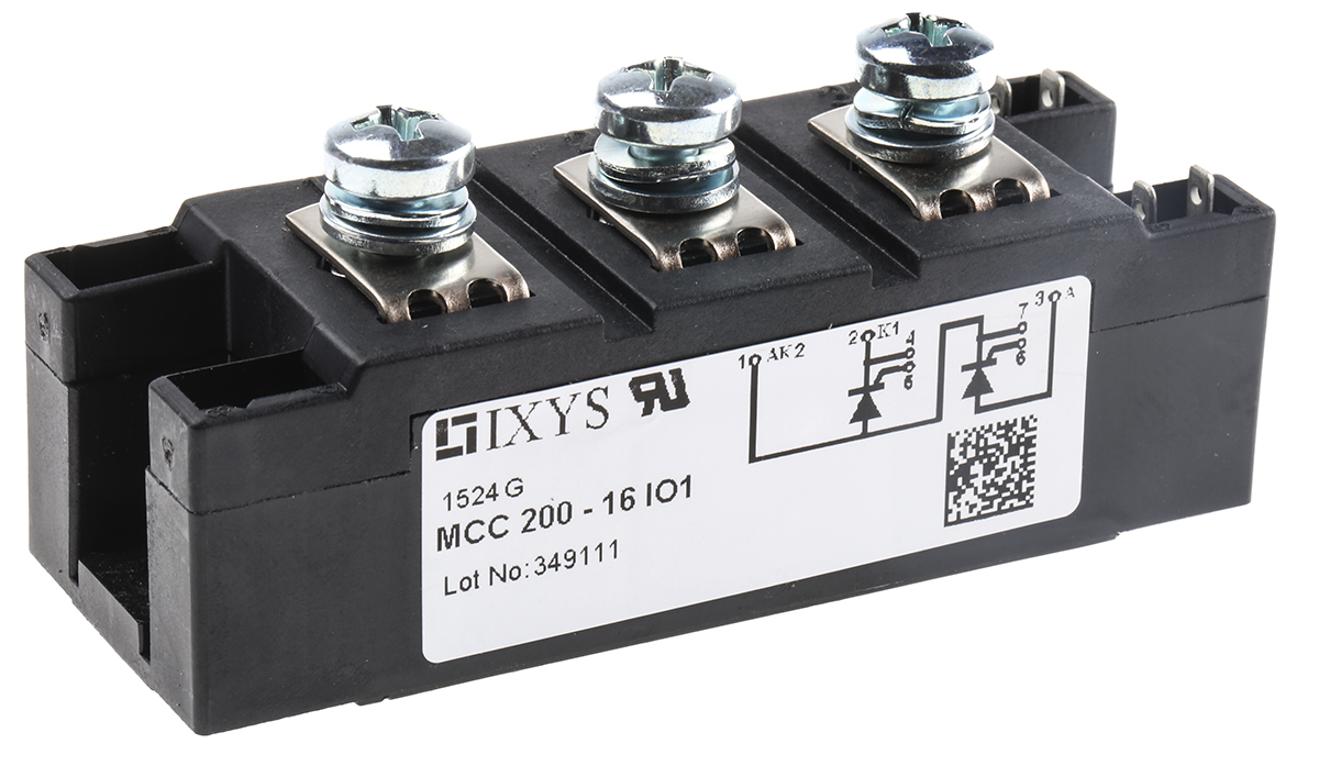 IXYS MCC200-16IO1, Dual Thyristor Module 1600V, 216A 150mA