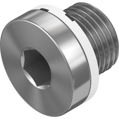 Festo 1/8 in Male Galvanised Steel Blanking Plug