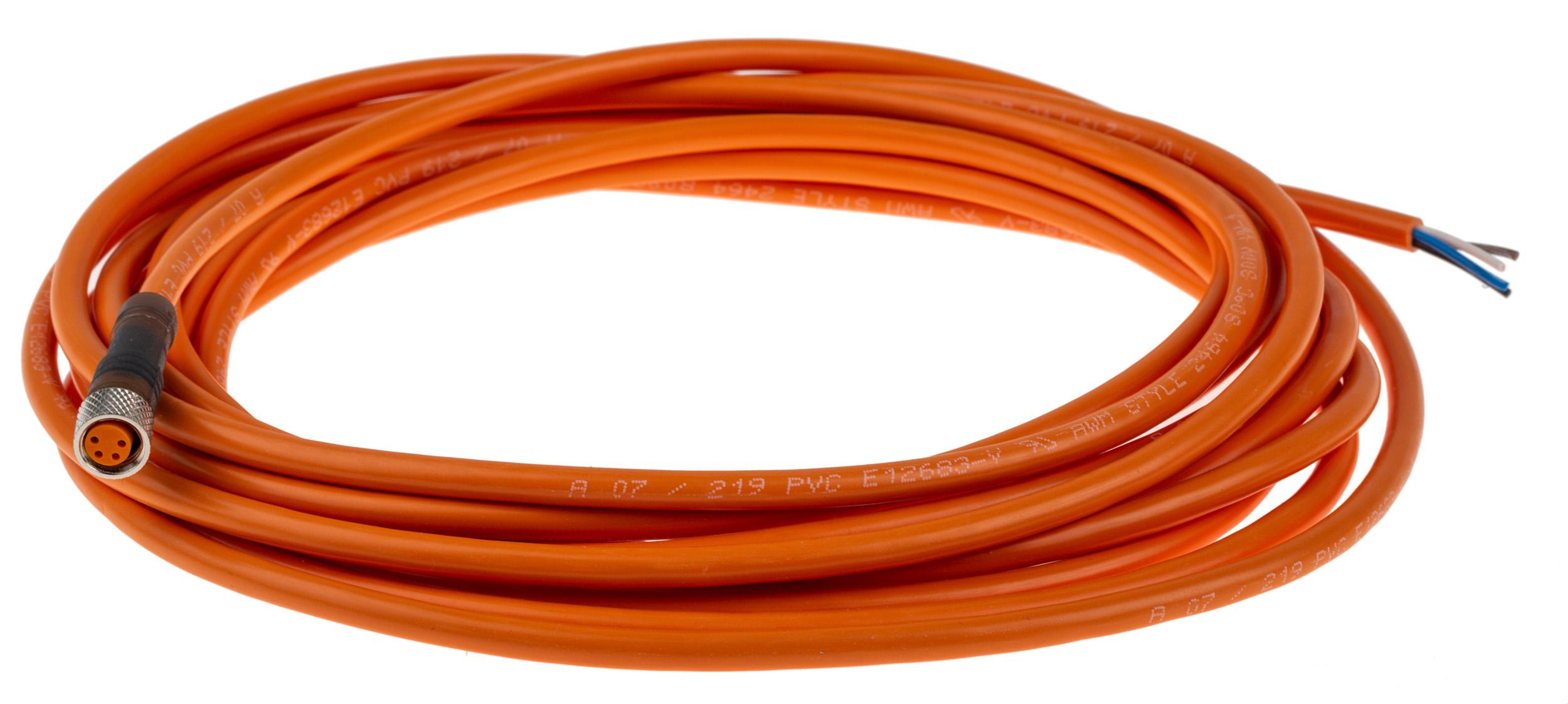 Lumberg Automation Female 4 way M8 to Free End Sensor Actuator Cable