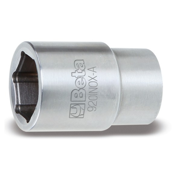 BETA 1/2 in Drive 22mm Standard Socket, 6 point, 43 mm Overall Length