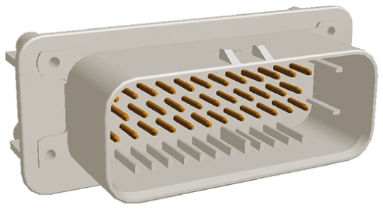 TE Connectivity, AMPSEAL Automotive Connector Plug Natural Panel Mount 35 Way, Solder Termination 1-776230-2