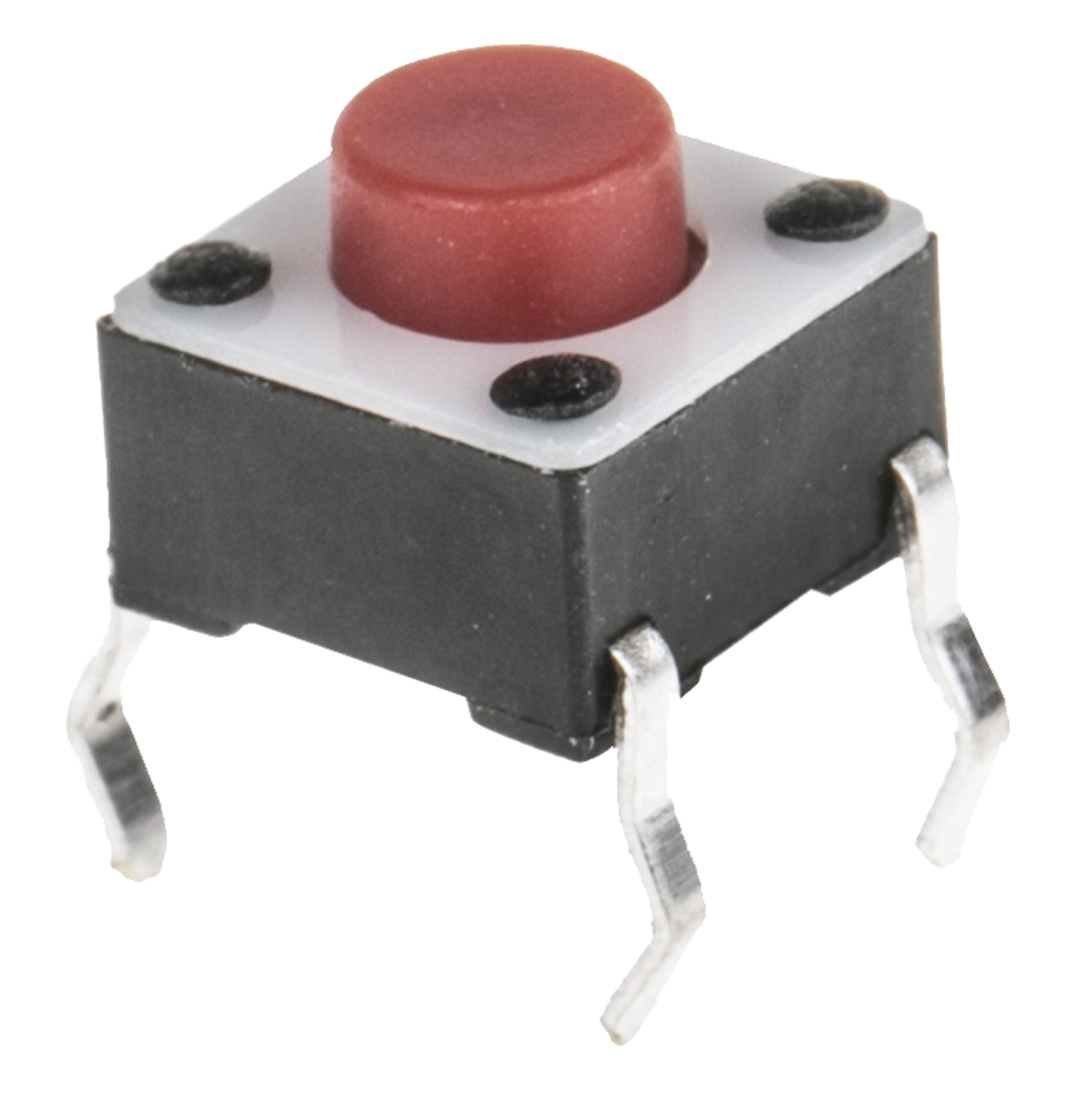 TE Connectivity Red Button Tactile Switch, SPST 50 mA @ 24 V dc 1.4mm
