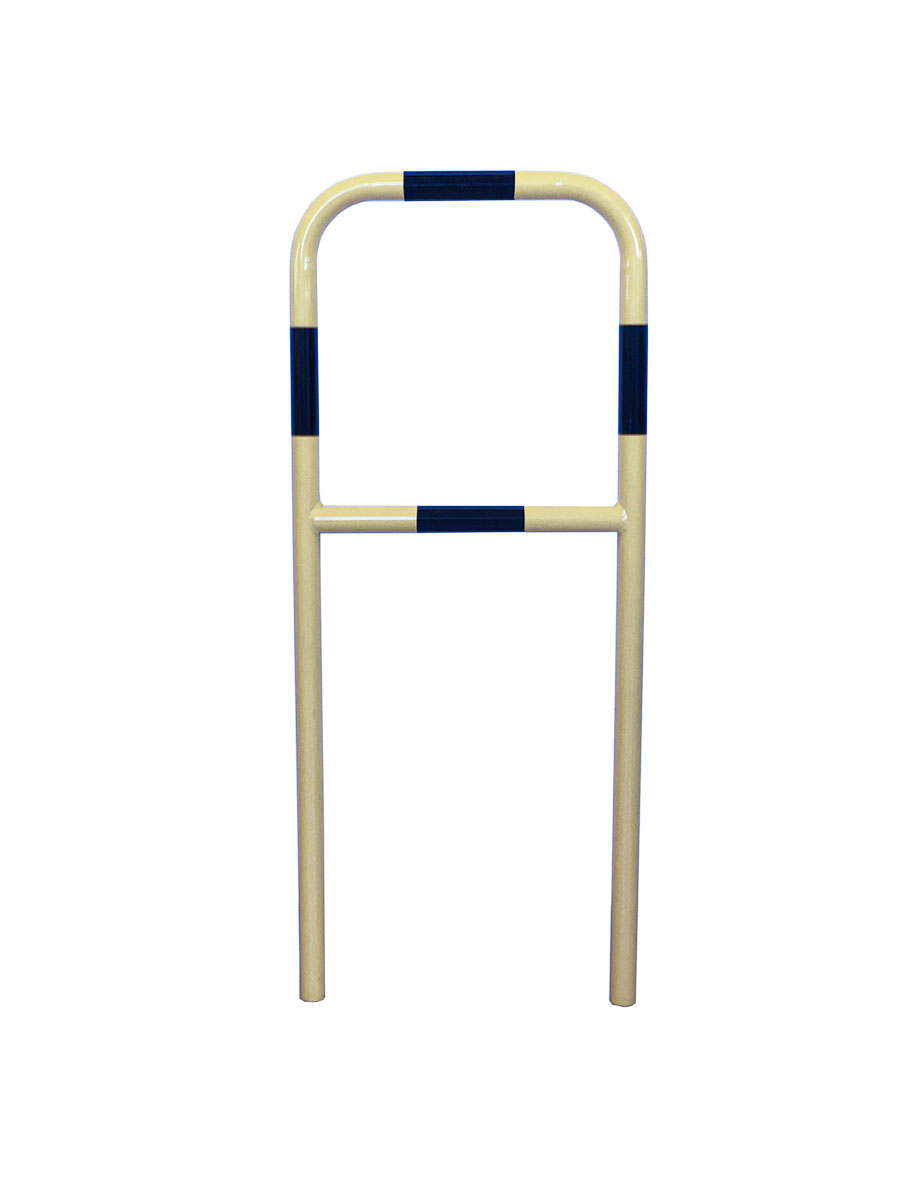 RS PRO Black & Yellow Steel Protection Barrier