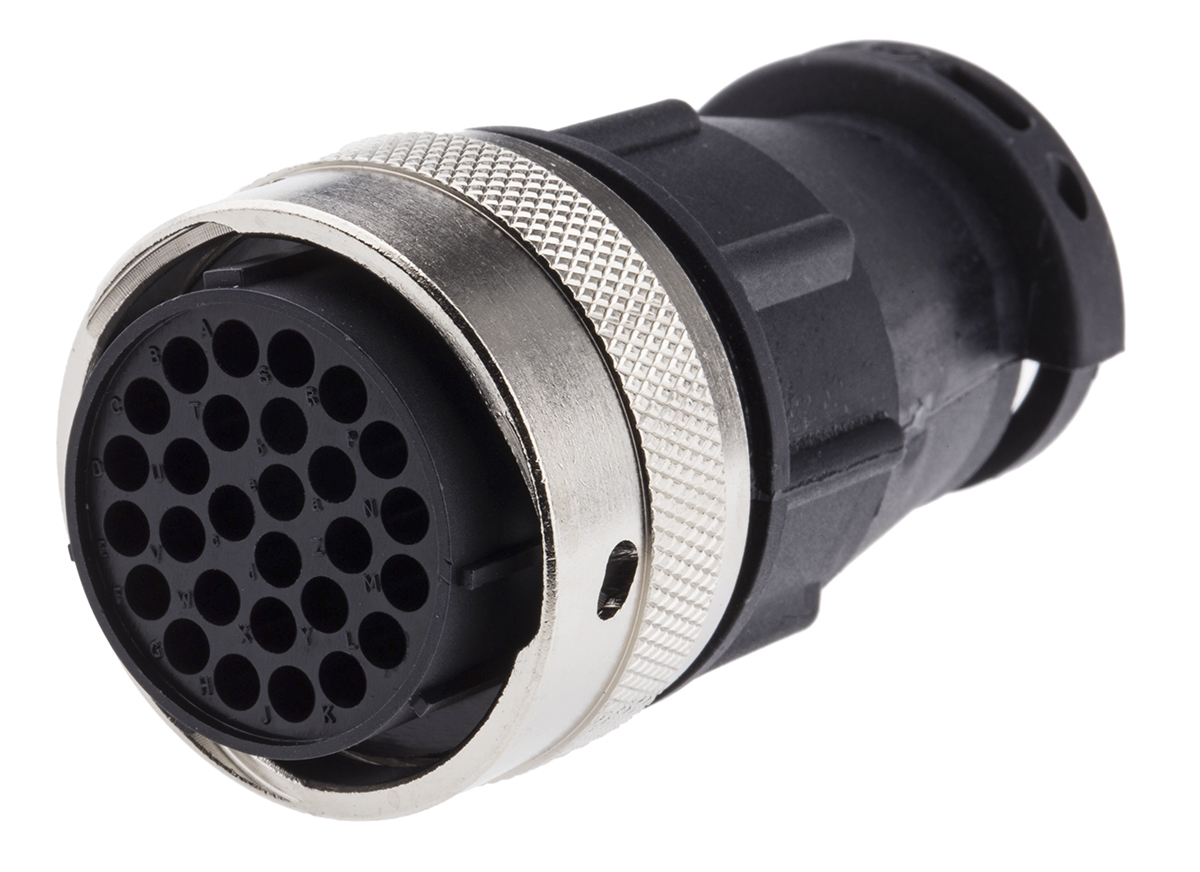 ITT Cannon Circular Connector, 28 Contacts, Cable, Standard Connector, Socket, Female, IP65, Trident Ringlock Series