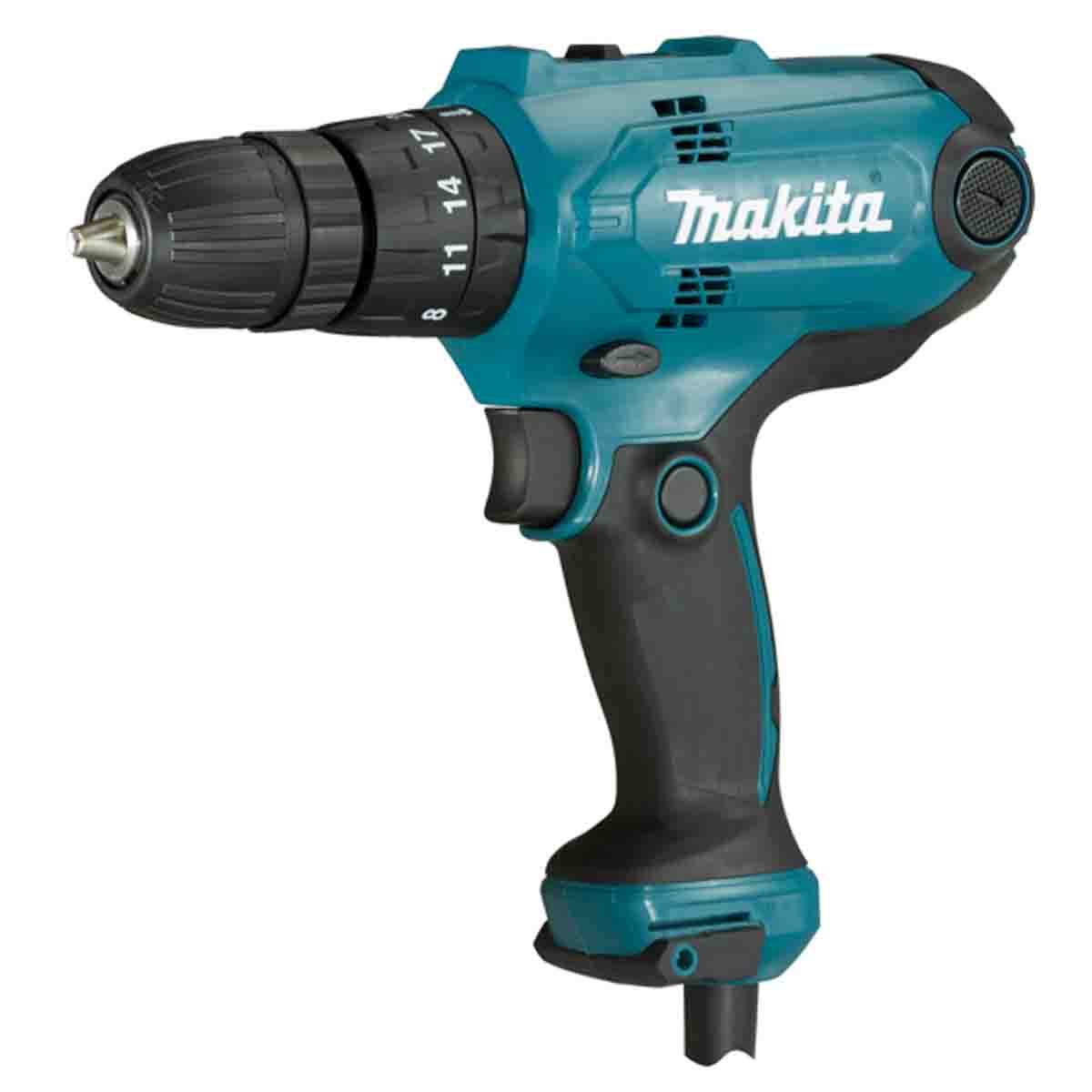 Makita HP0300 Keyless 240V Corded Combi Drill, Type G - British 3-Pin