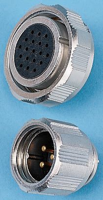 Amphenol Socapex Circular Connector, 22 Contacts, Cable, Standard Connector, Socket, Female, IP67, SL61 Series