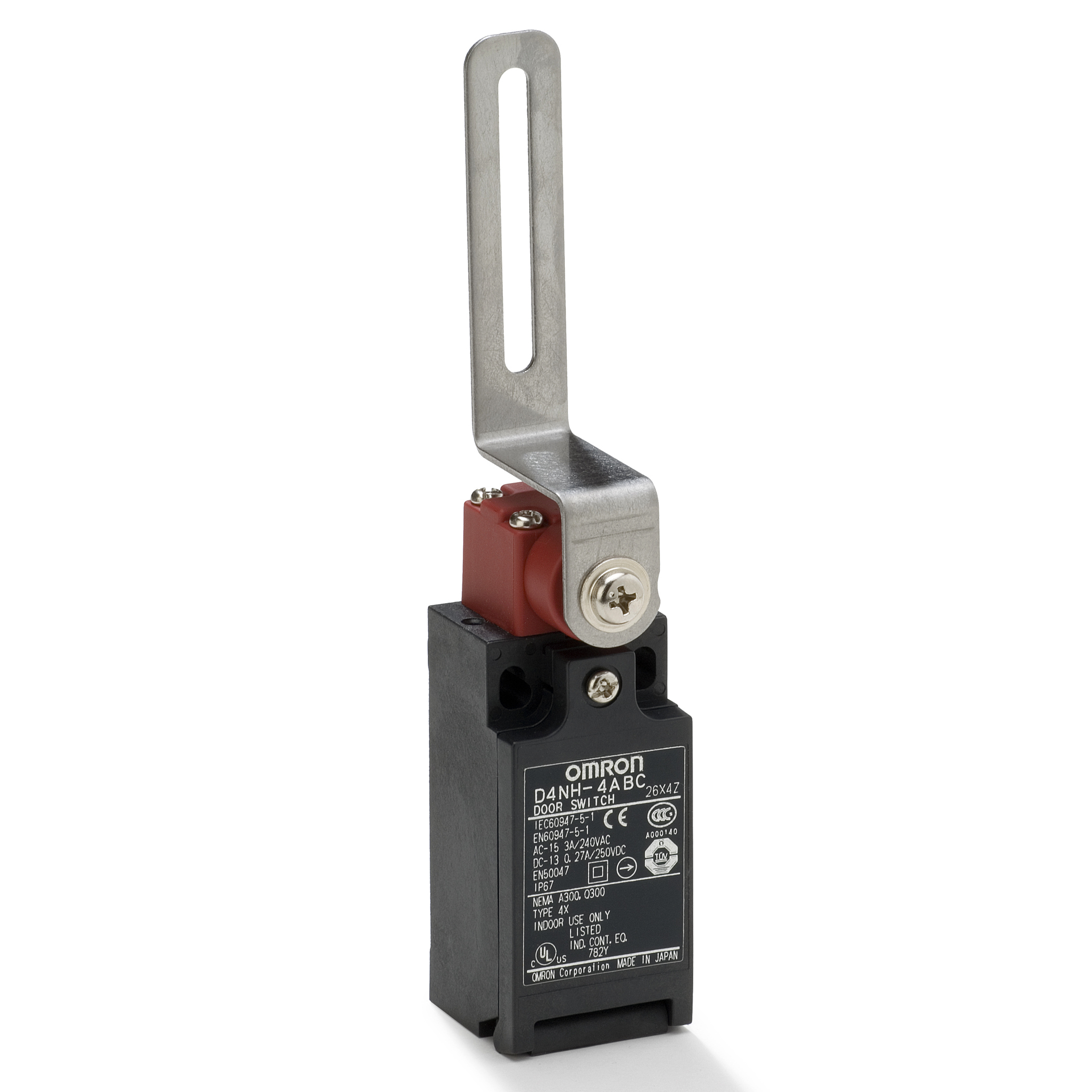 Omron D4NH Safety Interlock Switch, 2NC, Hinge Operated, Plastic