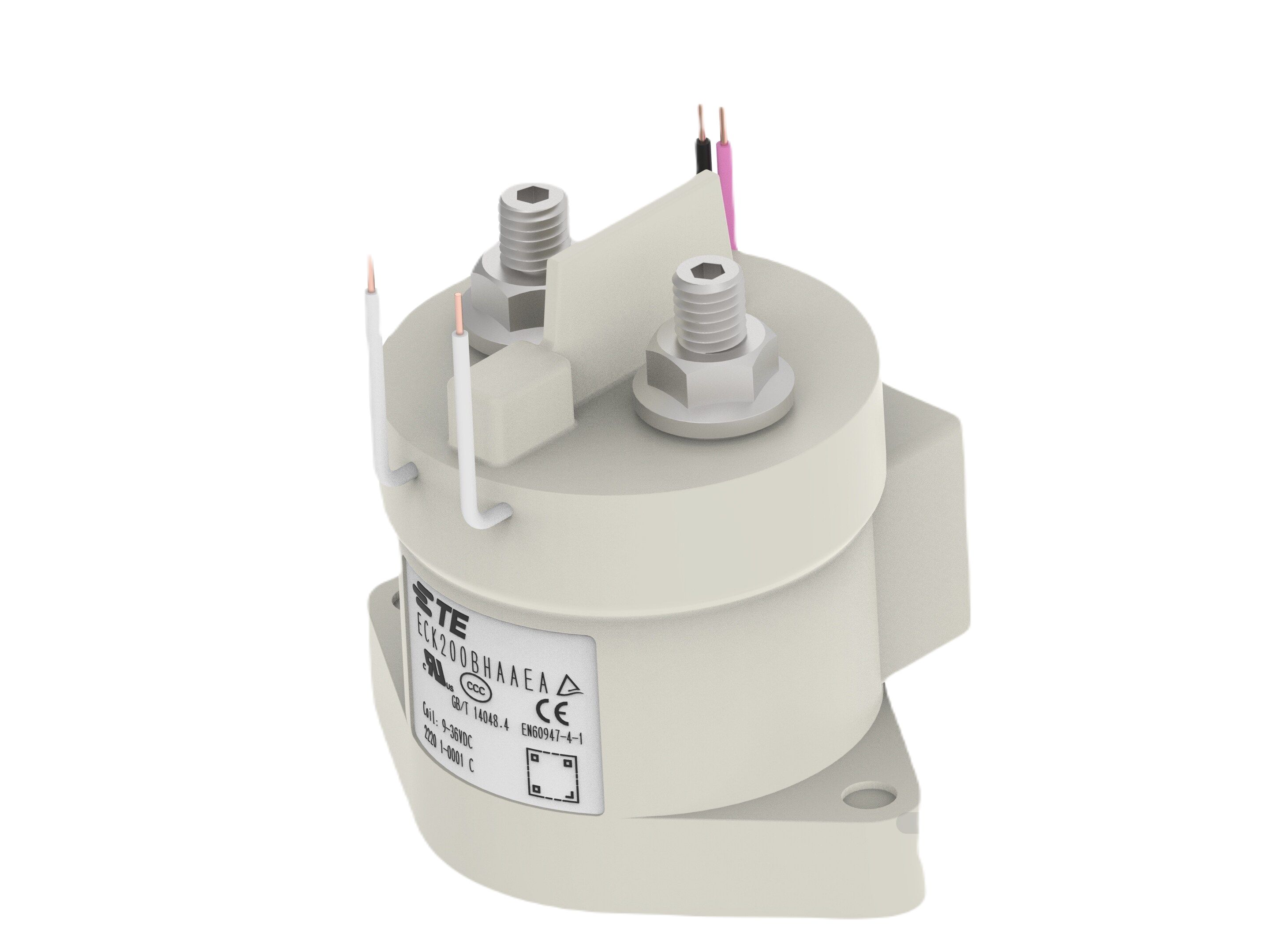 TE Connectivity ECK200B Contactor, 36 V dc Coil, 1-Pole, 500 A, 1.7 W, 1 NO, 1000V