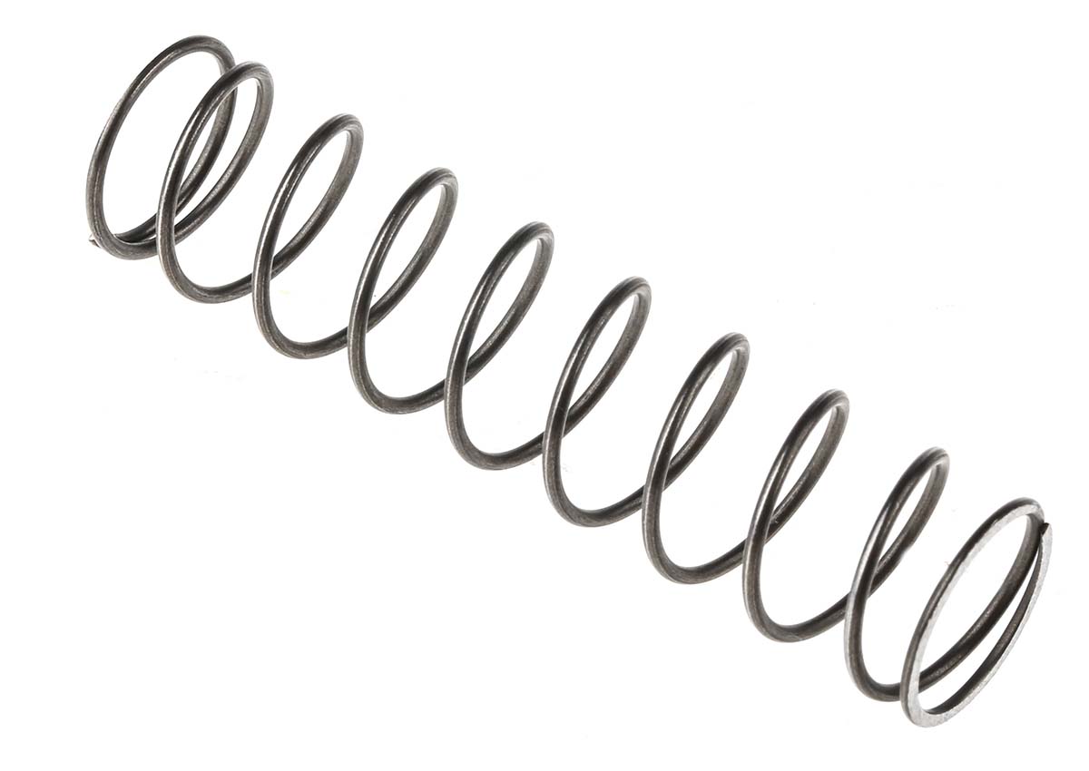 RS PRO Alloy Steel Compression Spring, 55.5mm x 13.5mm, 0.61N/mm