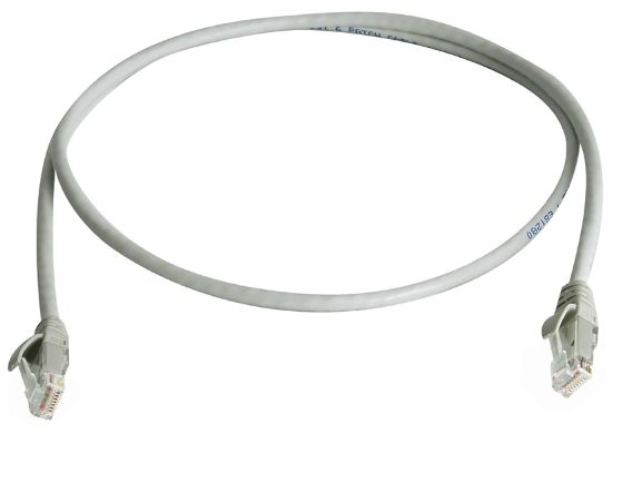Telegartner, 5m Cat6, Grey RJ45 to Male RJ45 Male, U/UTP Unshielded, Terminated LSZH Sheath
