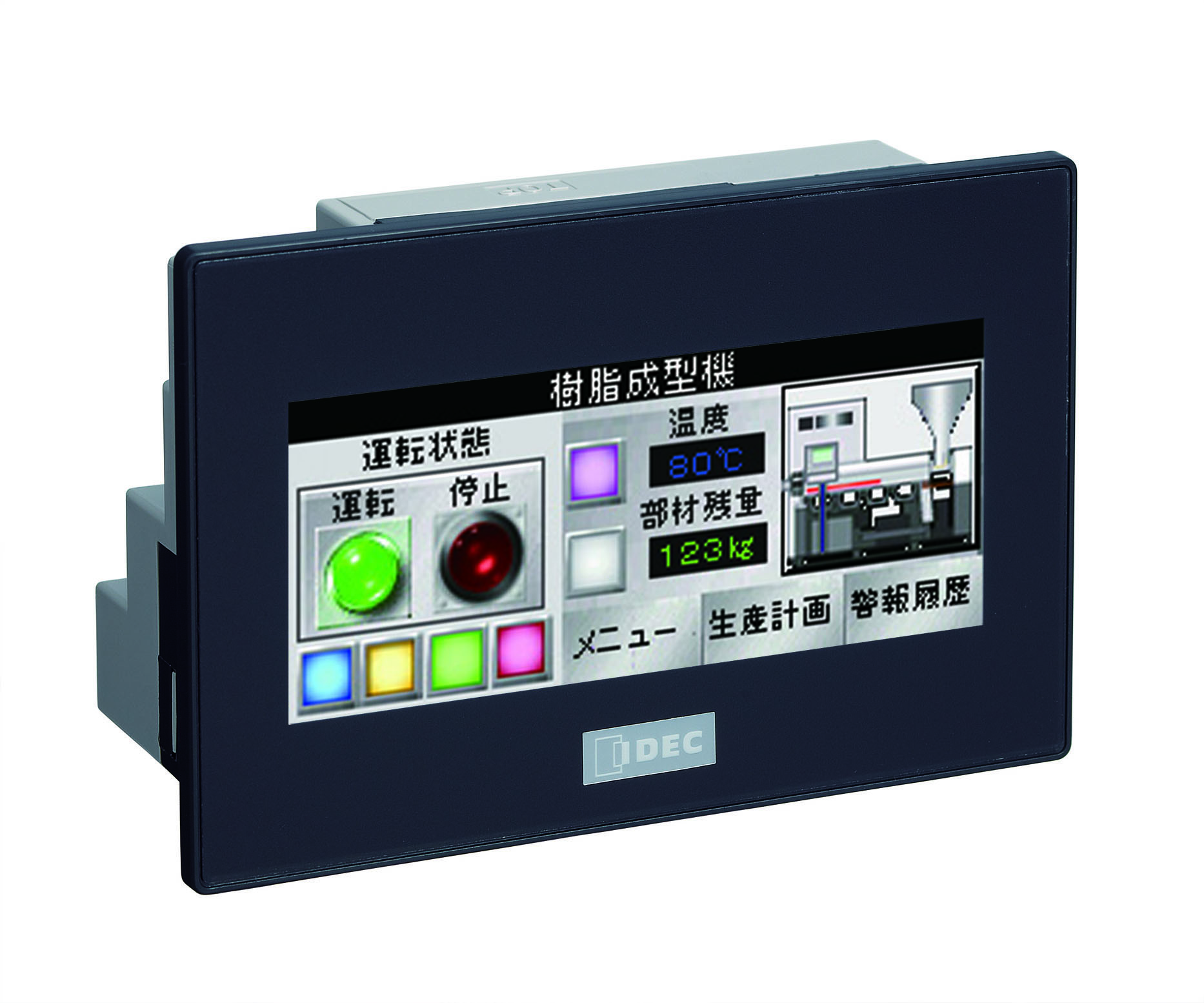 Idec FT1A-C14SA-B Series FT1A Touch Screen HMI - 3.8 in, TFT Display, 240 X100pixels